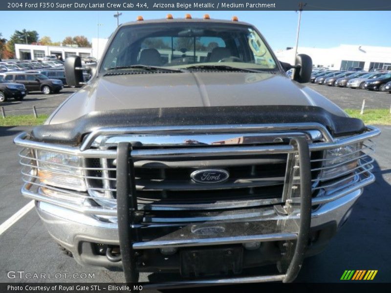 Arizona Beige Metallic / Medium Parchment 2004 Ford F350 Super Duty Lariat Crew Cab 4x4