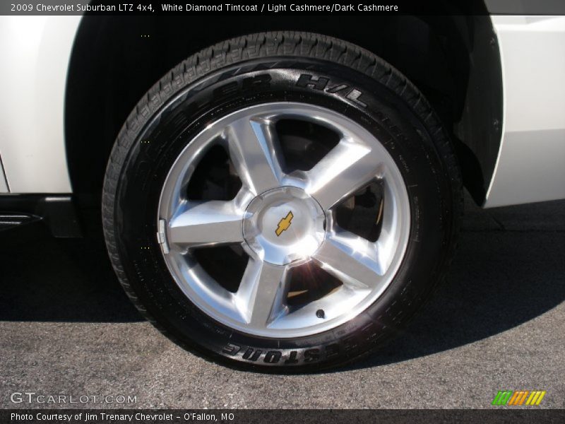 White Diamond Tintcoat / Light Cashmere/Dark Cashmere 2009 Chevrolet Suburban LTZ 4x4
