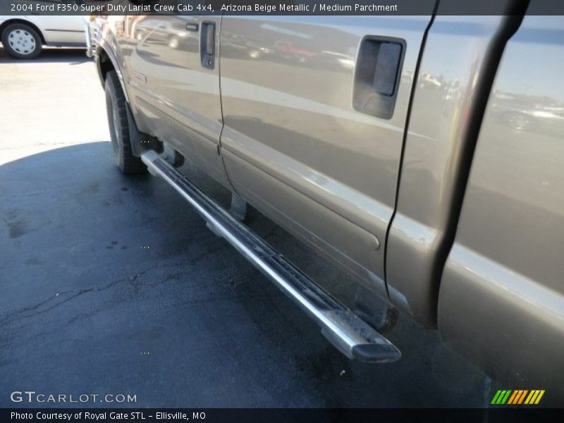 Arizona Beige Metallic / Medium Parchment 2004 Ford F350 Super Duty Lariat Crew Cab 4x4