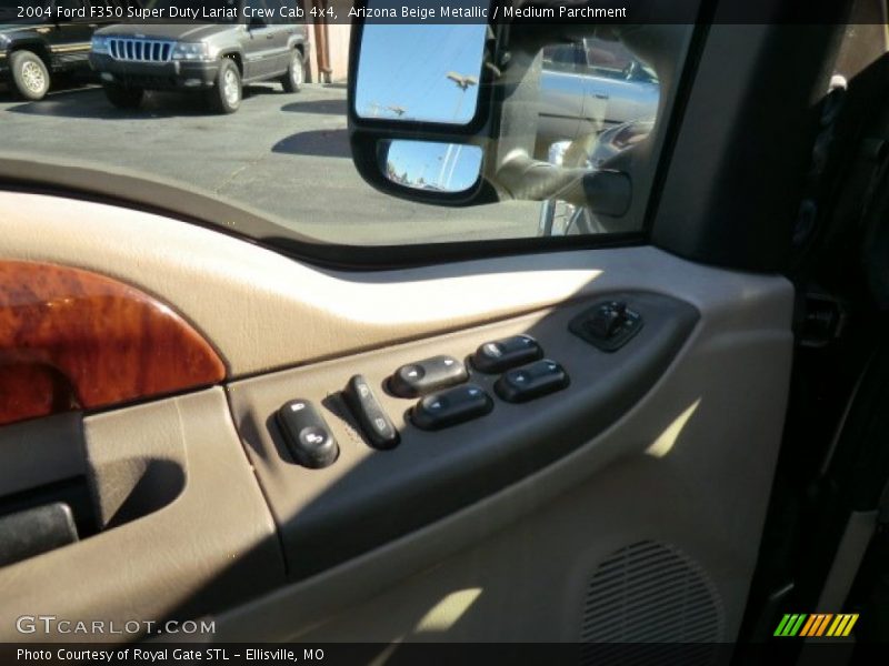Arizona Beige Metallic / Medium Parchment 2004 Ford F350 Super Duty Lariat Crew Cab 4x4
