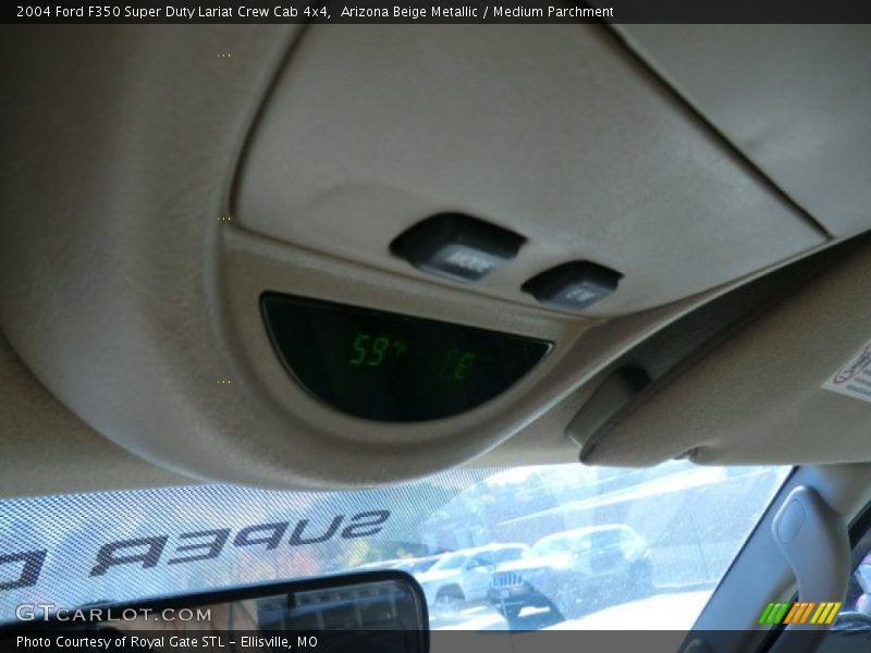 Arizona Beige Metallic / Medium Parchment 2004 Ford F350 Super Duty Lariat Crew Cab 4x4