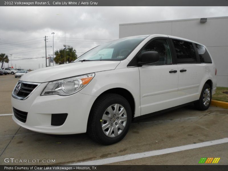 Calla Lily White / Aero Gray 2012 Volkswagen Routan S