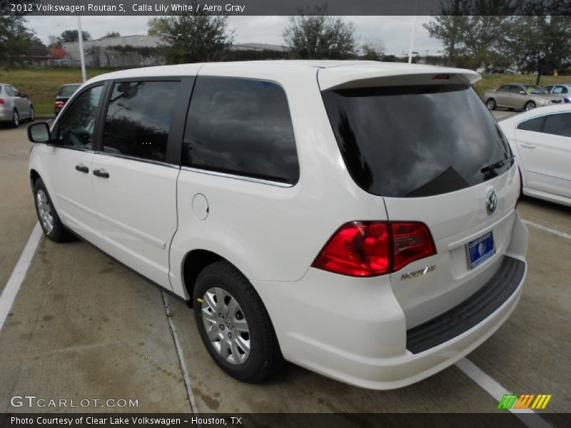Calla Lily White / Aero Gray 2012 Volkswagen Routan S