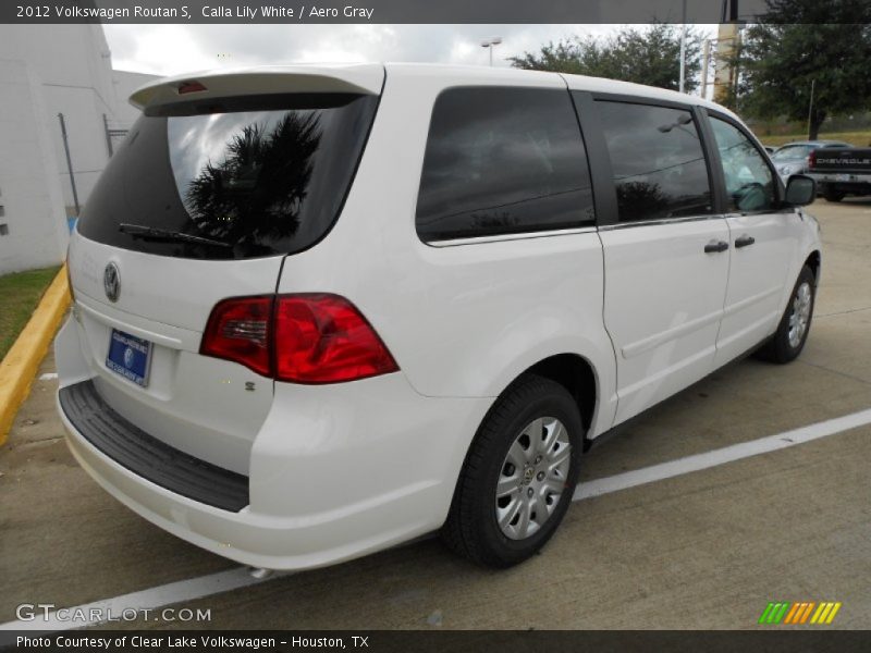 Calla Lily White / Aero Gray 2012 Volkswagen Routan S
