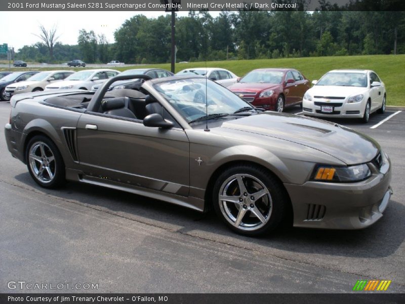 Mineral Grey Metallic / Dark Charcoal 2001 Ford Mustang Saleen S281 Supercharged Convertible