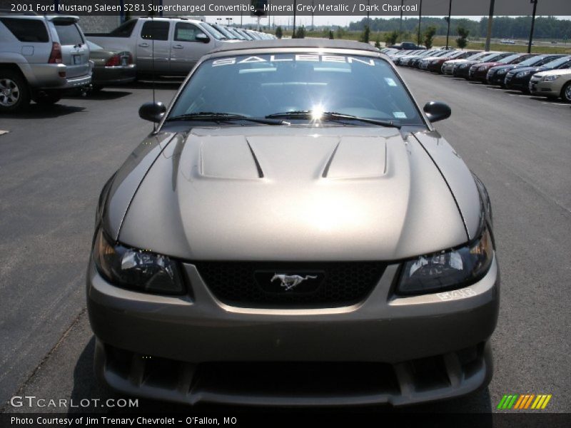 Mineral Grey Metallic / Dark Charcoal 2001 Ford Mustang Saleen S281 Supercharged Convertible
