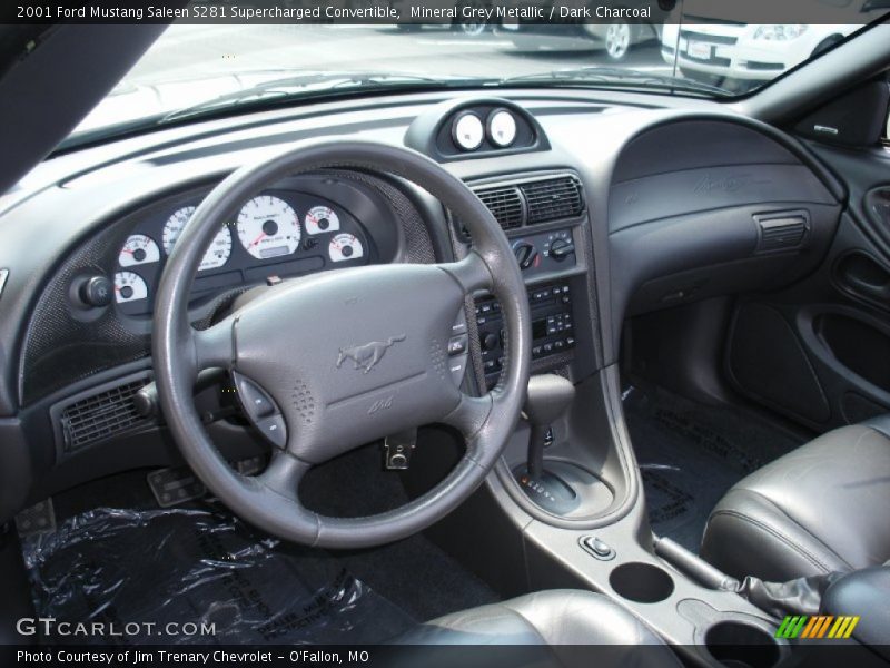  2001 Mustang Saleen S281 Supercharged Convertible Dark Charcoal Interior