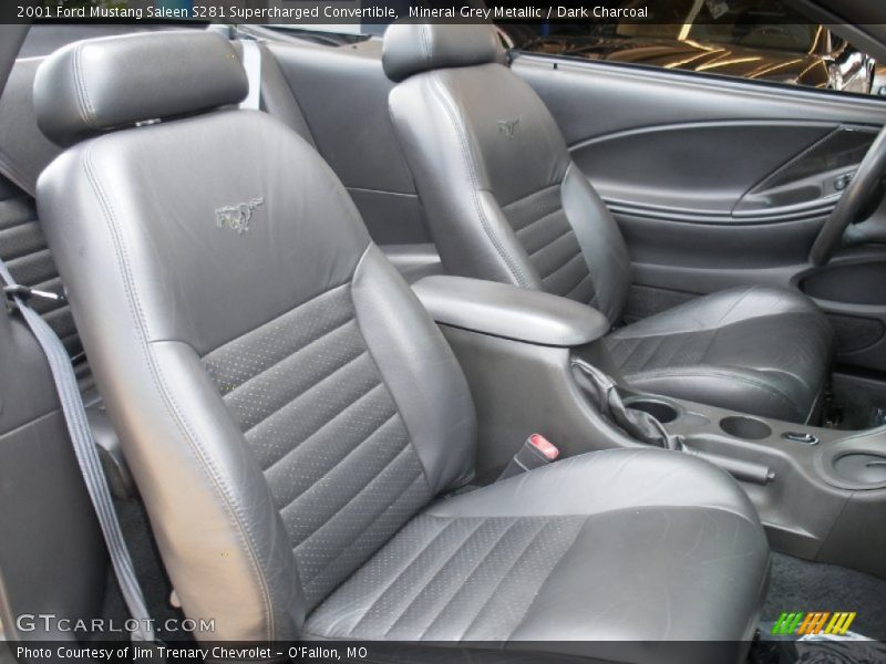Mineral Grey Metallic / Dark Charcoal 2001 Ford Mustang Saleen S281 Supercharged Convertible