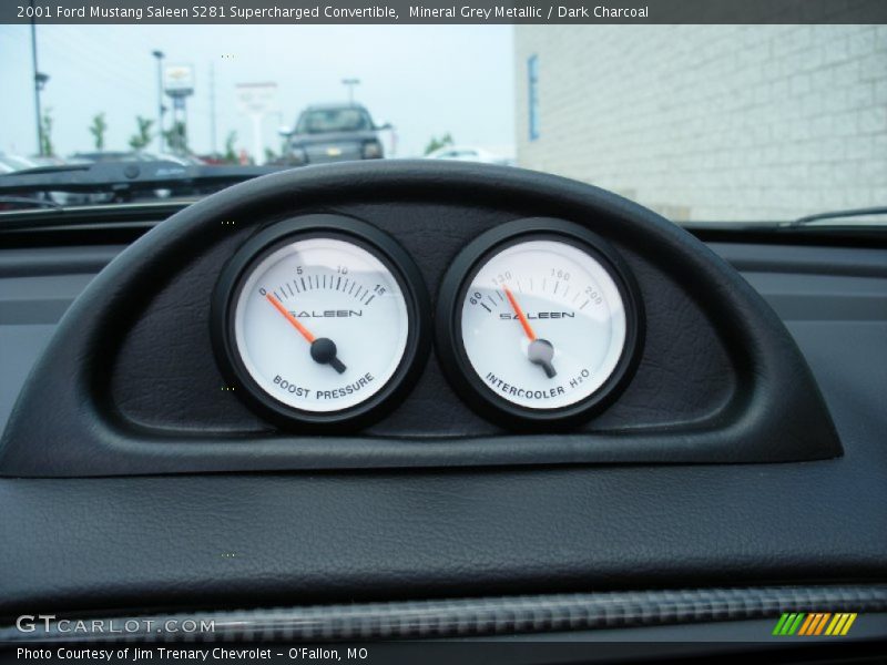 Saleen S281 Supercharged Boost and Intercooler Gauge - 2001 Ford Mustang Saleen S281 Supercharged Convertible