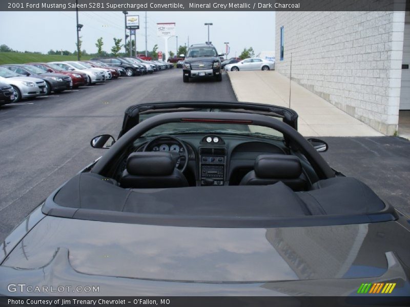 Mineral Grey Metallic / Dark Charcoal 2001 Ford Mustang Saleen S281 Supercharged Convertible