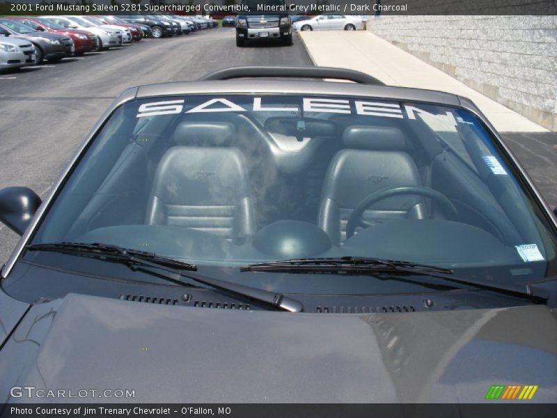 Mineral Grey Metallic / Dark Charcoal 2001 Ford Mustang Saleen S281 Supercharged Convertible