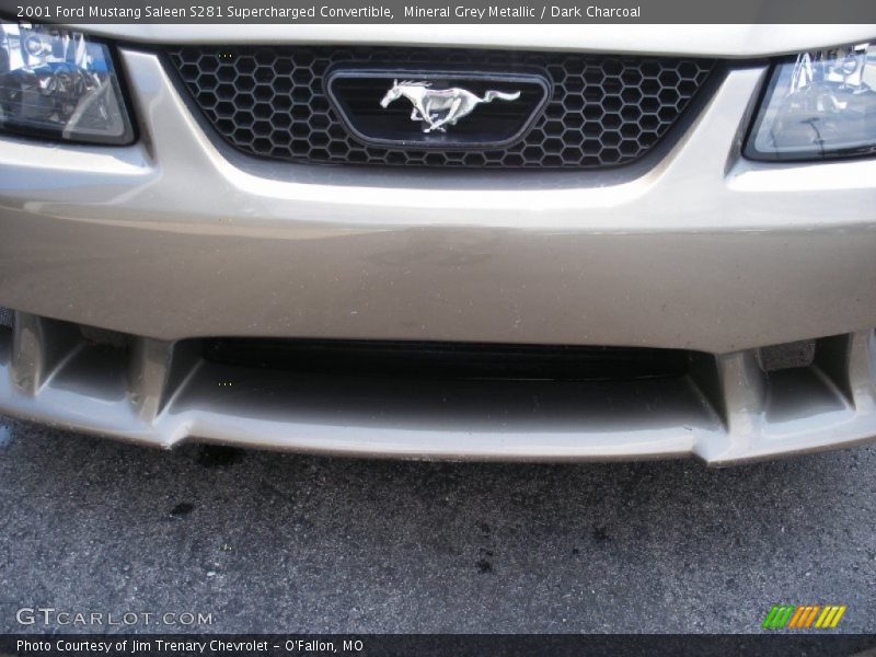 Mineral Grey Metallic / Dark Charcoal 2001 Ford Mustang Saleen S281 Supercharged Convertible