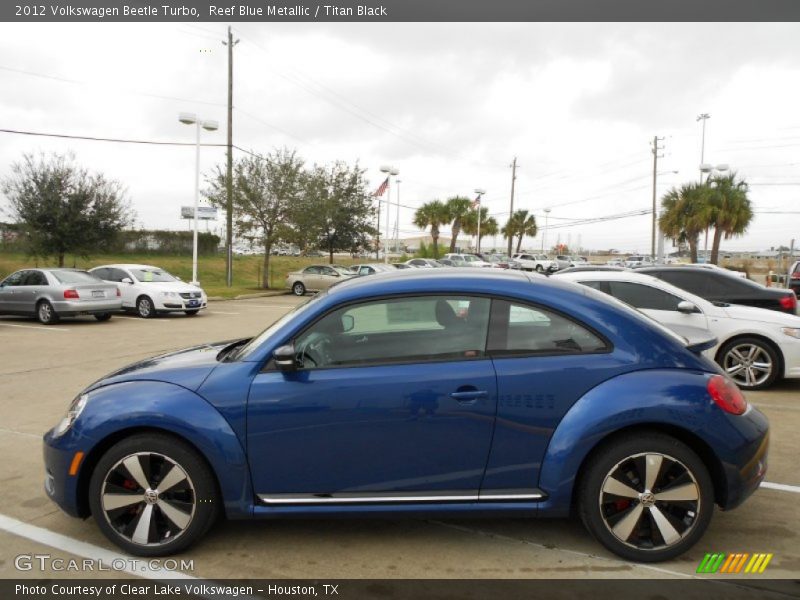Reef Blue Metallic / Titan Black 2012 Volkswagen Beetle Turbo