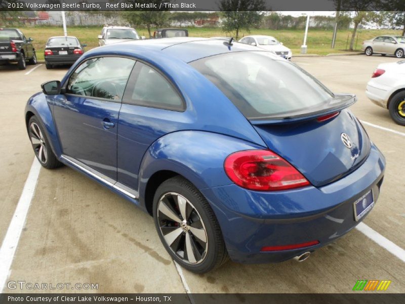 Reef Blue Metallic / Titan Black 2012 Volkswagen Beetle Turbo