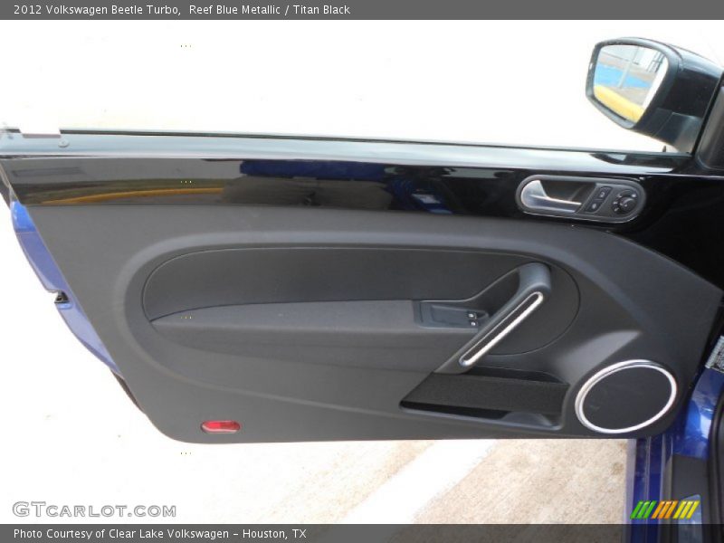 Reef Blue Metallic / Titan Black 2012 Volkswagen Beetle Turbo