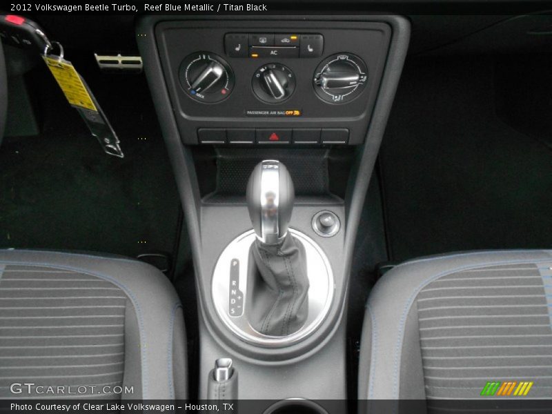 Reef Blue Metallic / Titan Black 2012 Volkswagen Beetle Turbo