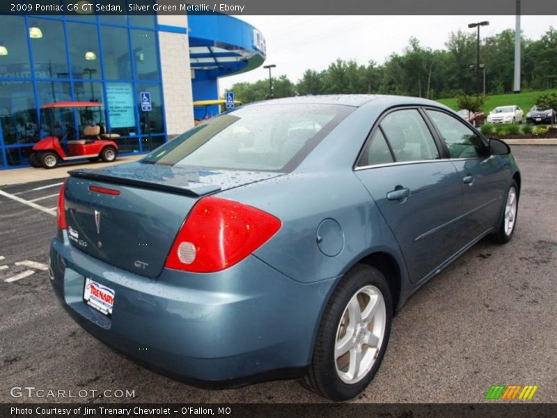 Silver Green Metallic / Ebony 2009 Pontiac G6 GT Sedan