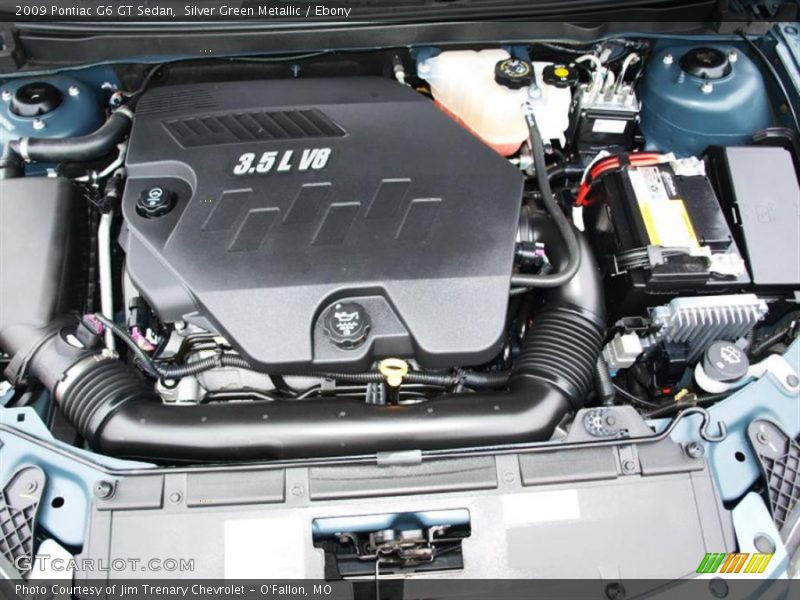 Silver Green Metallic / Ebony 2009 Pontiac G6 GT Sedan