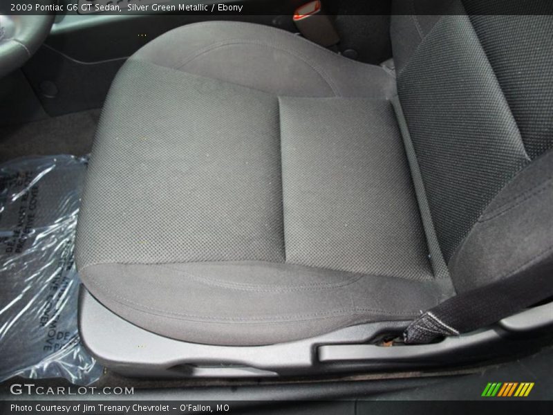 Silver Green Metallic / Ebony 2009 Pontiac G6 GT Sedan