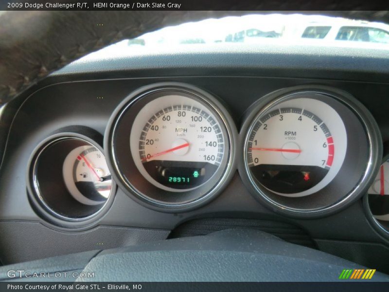 HEMI Orange / Dark Slate Gray 2009 Dodge Challenger R/T