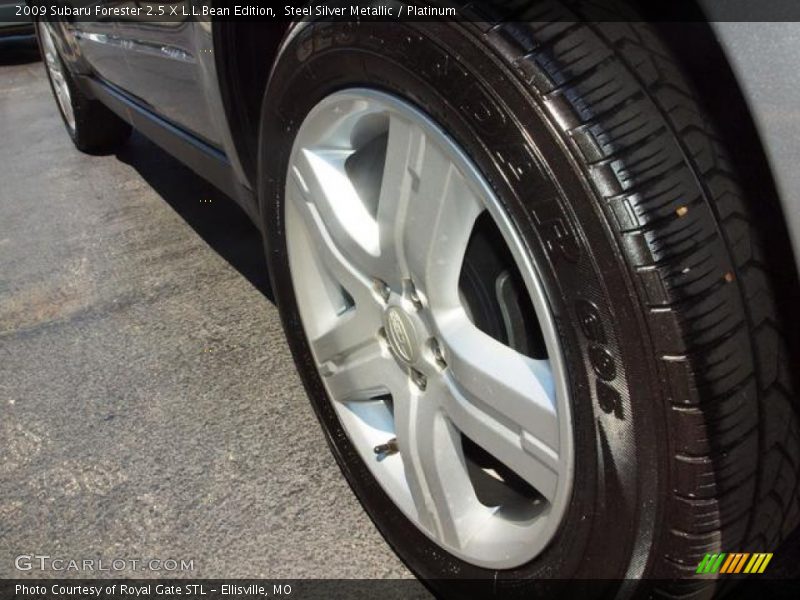 Steel Silver Metallic / Platinum 2009 Subaru Forester 2.5 X L.L.Bean Edition