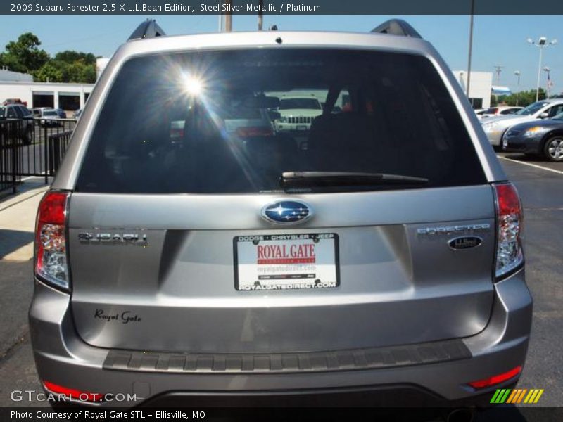Steel Silver Metallic / Platinum 2009 Subaru Forester 2.5 X L.L.Bean Edition