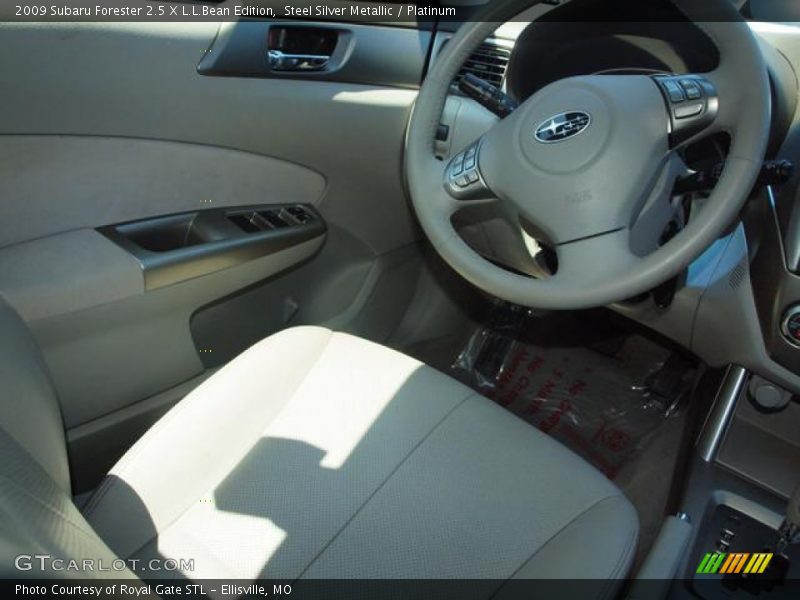 Steel Silver Metallic / Platinum 2009 Subaru Forester 2.5 X L.L.Bean Edition
