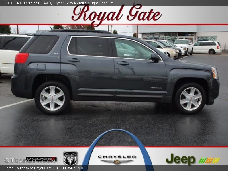 Cyber Gray Metallic / Light Titanium 2010 GMC Terrain SLT AWD
