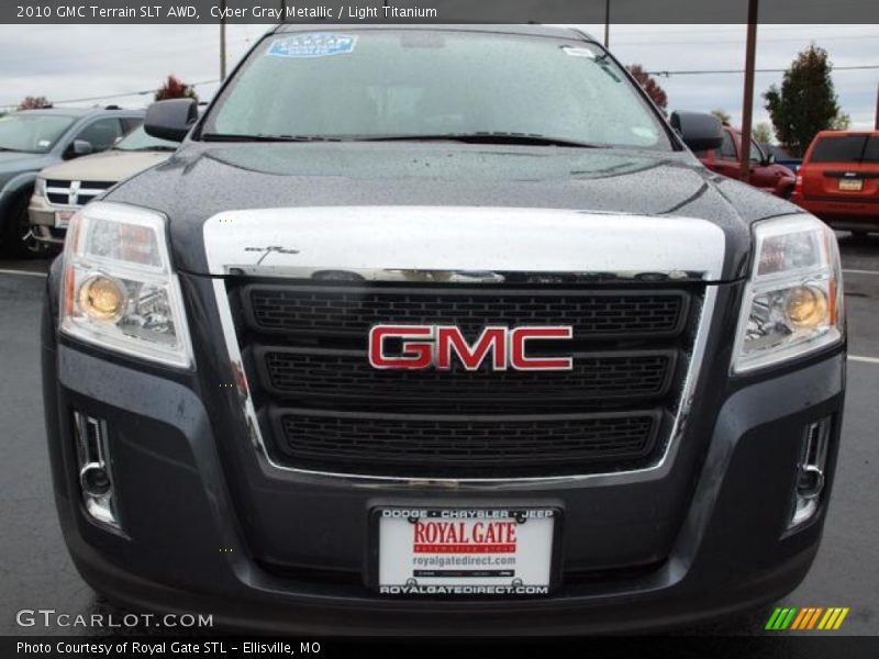Cyber Gray Metallic / Light Titanium 2010 GMC Terrain SLT AWD