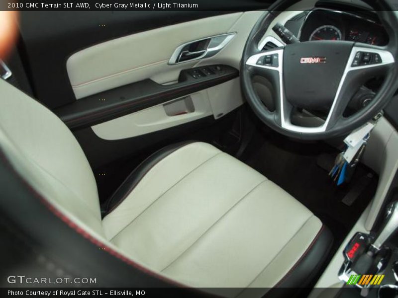 Cyber Gray Metallic / Light Titanium 2010 GMC Terrain SLT AWD