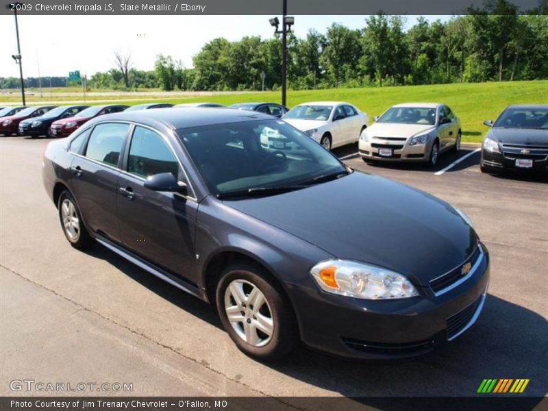 Slate Metallic / Ebony 2009 Chevrolet Impala LS