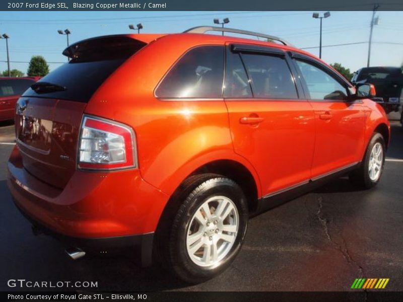Blazing Copper Metallic / Camel 2007 Ford Edge SEL