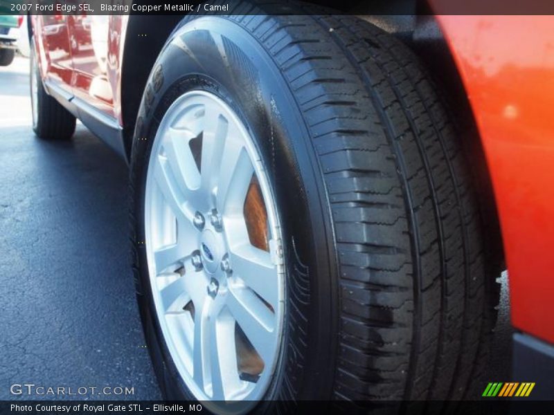 Blazing Copper Metallic / Camel 2007 Ford Edge SEL