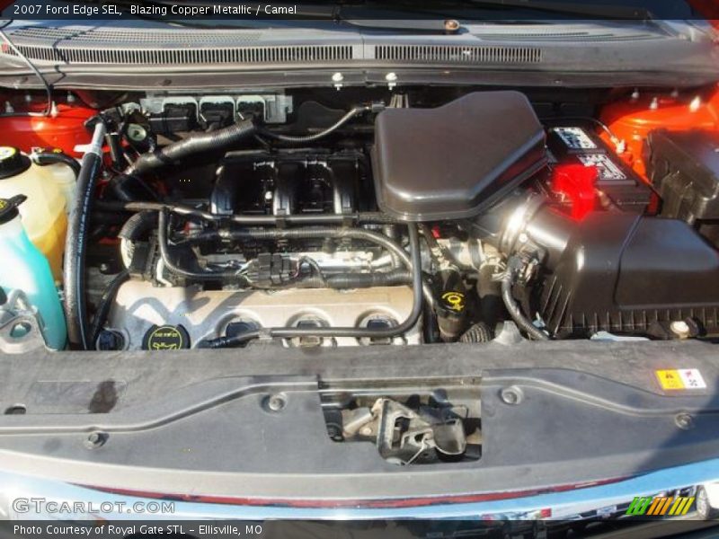 Blazing Copper Metallic / Camel 2007 Ford Edge SEL