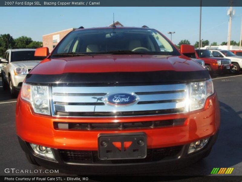 Blazing Copper Metallic / Camel 2007 Ford Edge SEL