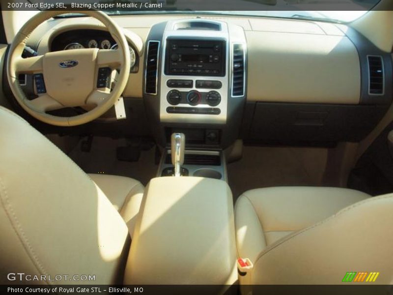 Blazing Copper Metallic / Camel 2007 Ford Edge SEL