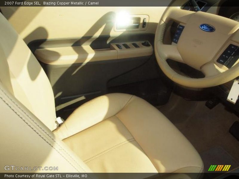 Blazing Copper Metallic / Camel 2007 Ford Edge SEL