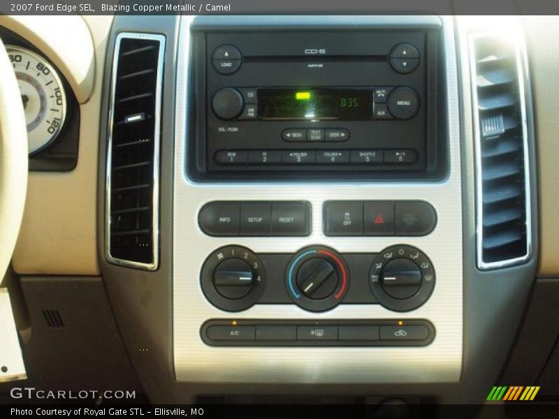 Blazing Copper Metallic / Camel 2007 Ford Edge SEL
