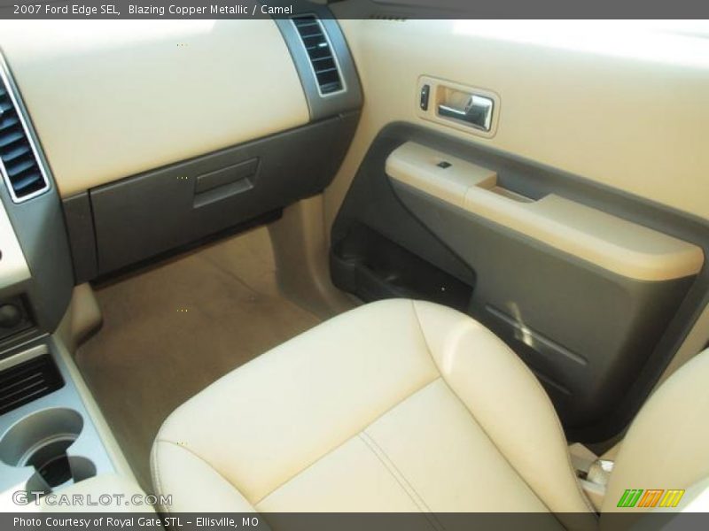 Blazing Copper Metallic / Camel 2007 Ford Edge SEL
