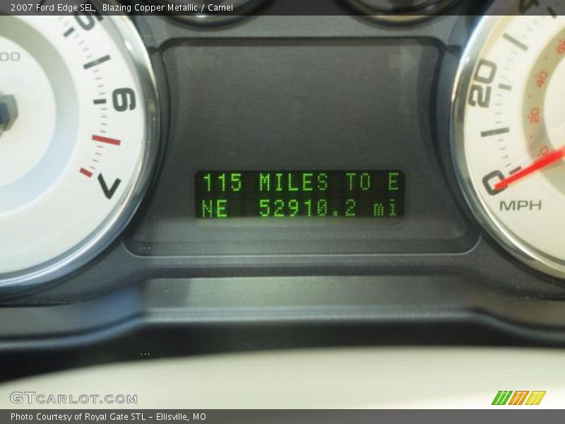 Blazing Copper Metallic / Camel 2007 Ford Edge SEL