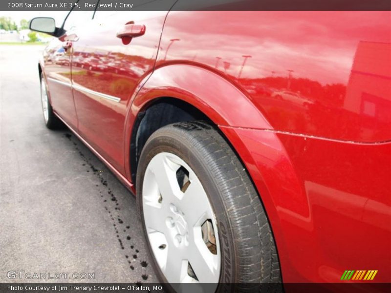 Red Jewel / Gray 2008 Saturn Aura XE 3.5