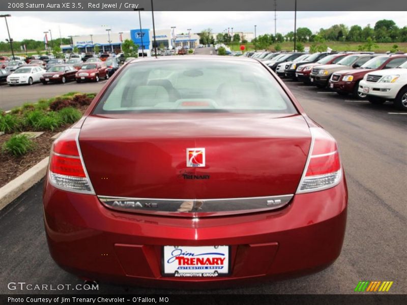 Red Jewel / Gray 2008 Saturn Aura XE 3.5