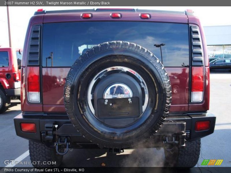 Twilight Maroon Metallic / Ebony Black 2007 Hummer H2 SUV