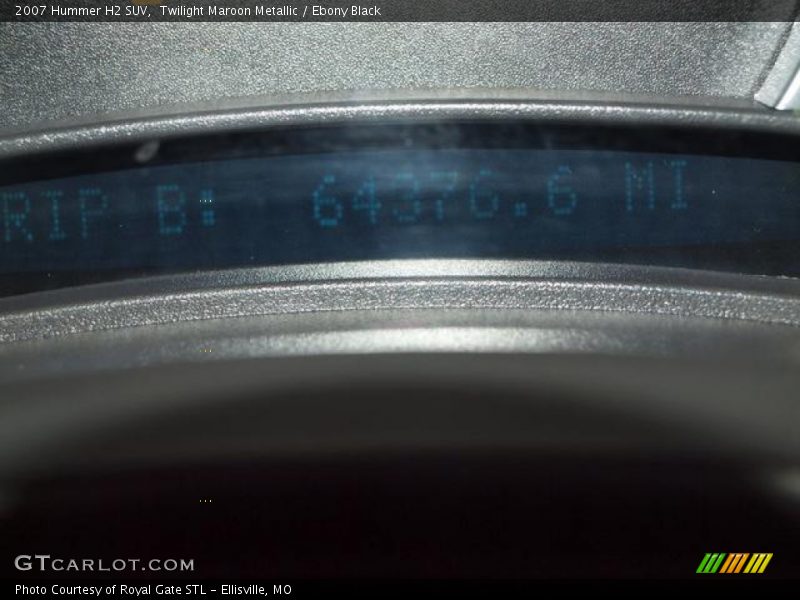 Twilight Maroon Metallic / Ebony Black 2007 Hummer H2 SUV