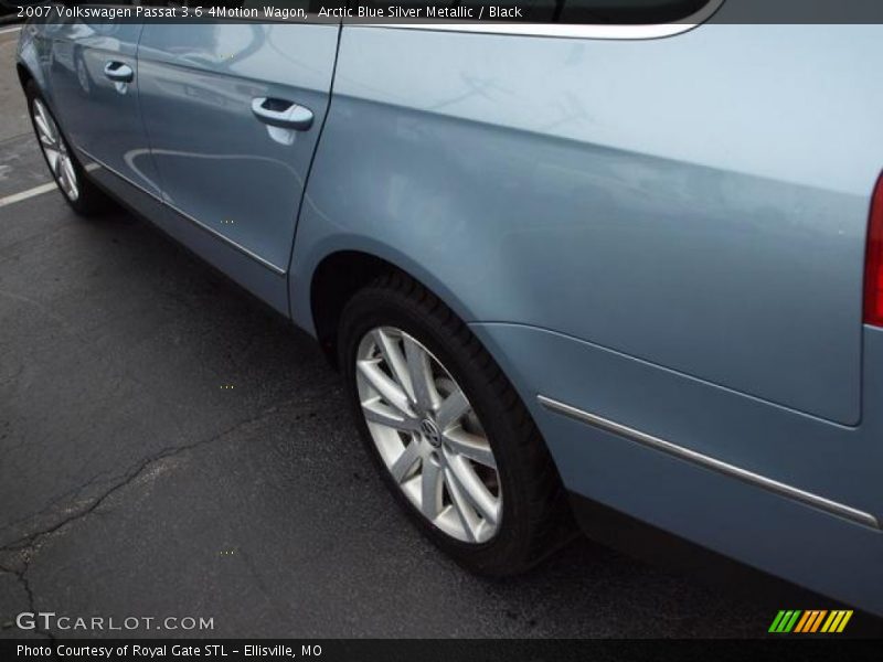 Arctic Blue Silver Metallic / Black 2007 Volkswagen Passat 3.6 4Motion Wagon