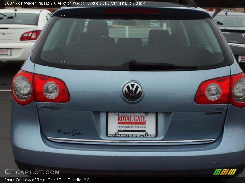Arctic Blue Silver Metallic / Black 2007 Volkswagen Passat 3.6 4Motion Wagon