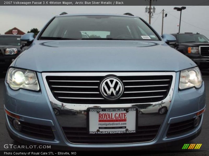 Arctic Blue Silver Metallic / Black 2007 Volkswagen Passat 3.6 4Motion Wagon