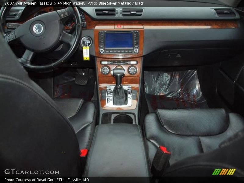 Arctic Blue Silver Metallic / Black 2007 Volkswagen Passat 3.6 4Motion Wagon