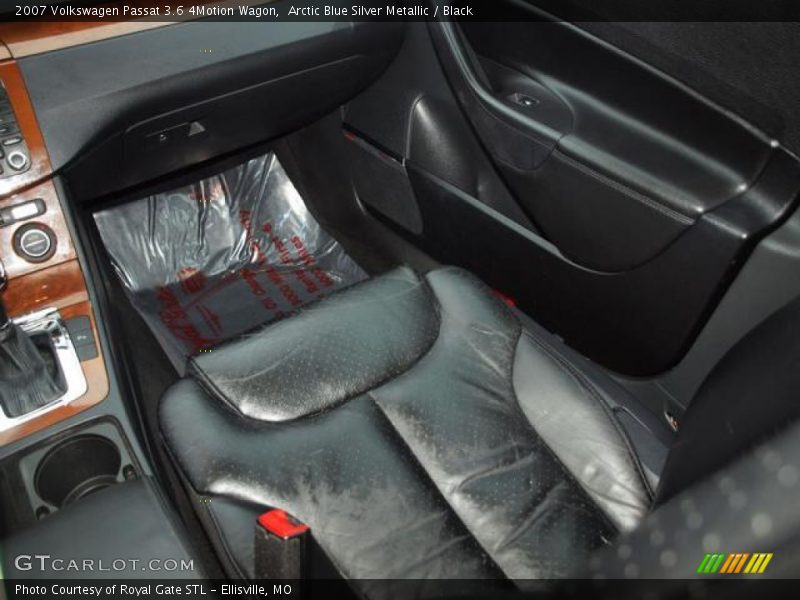 Arctic Blue Silver Metallic / Black 2007 Volkswagen Passat 3.6 4Motion Wagon