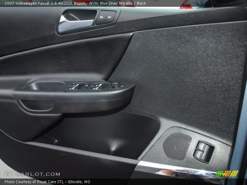 Arctic Blue Silver Metallic / Black 2007 Volkswagen Passat 3.6 4Motion Wagon